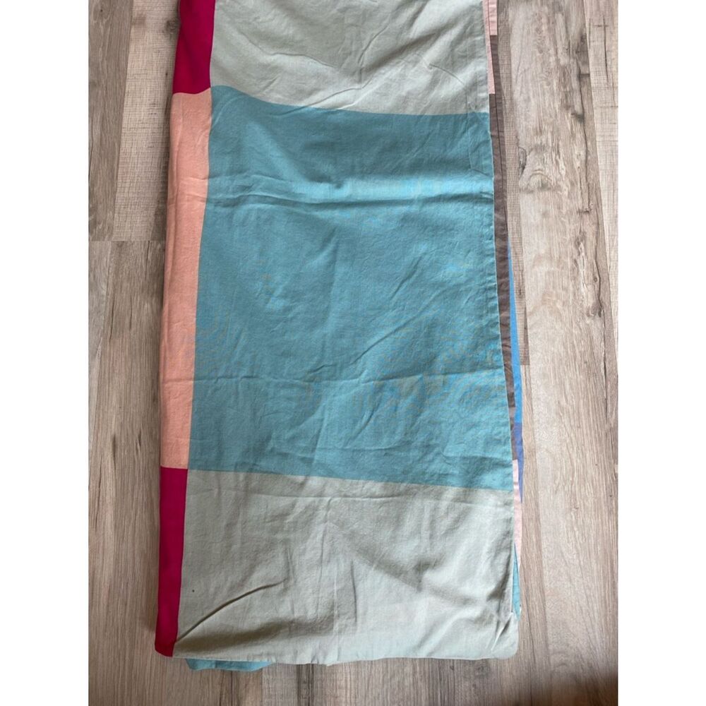 IKEA Cotton Duvet Cover in Multi-Colored Squared